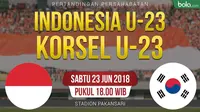 Indonesia U-23 Vs Korsel U-23 (Bola.com/Adreanus Titus)