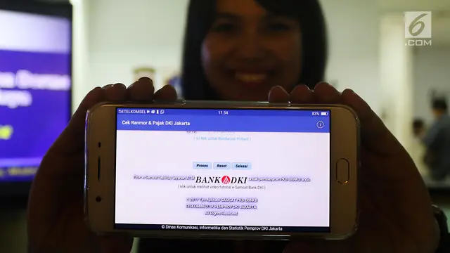 Peluncuran Aplikasi Data dan Informasi Pajak Kendaran Bermotor