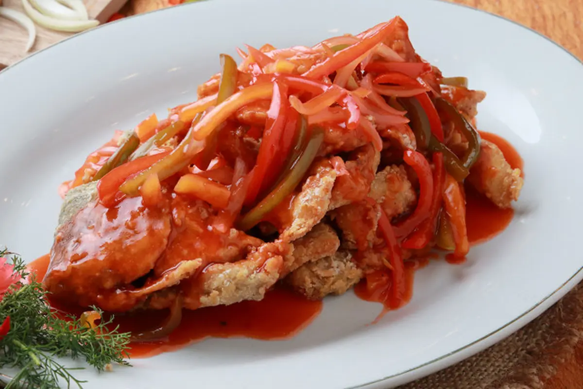 Ikan Gurame Saus Tiram