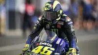 Rider Monster Energy Yamaha, Valentino Rossi di MotoGP Qatar 2019. (Twitter/MotoGP)