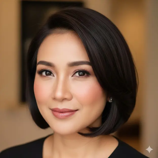 Blunt Bob Sejajar Rahang