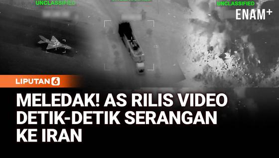AS Rilis Video Serangan ke Iran, Target Hancur Beruntun