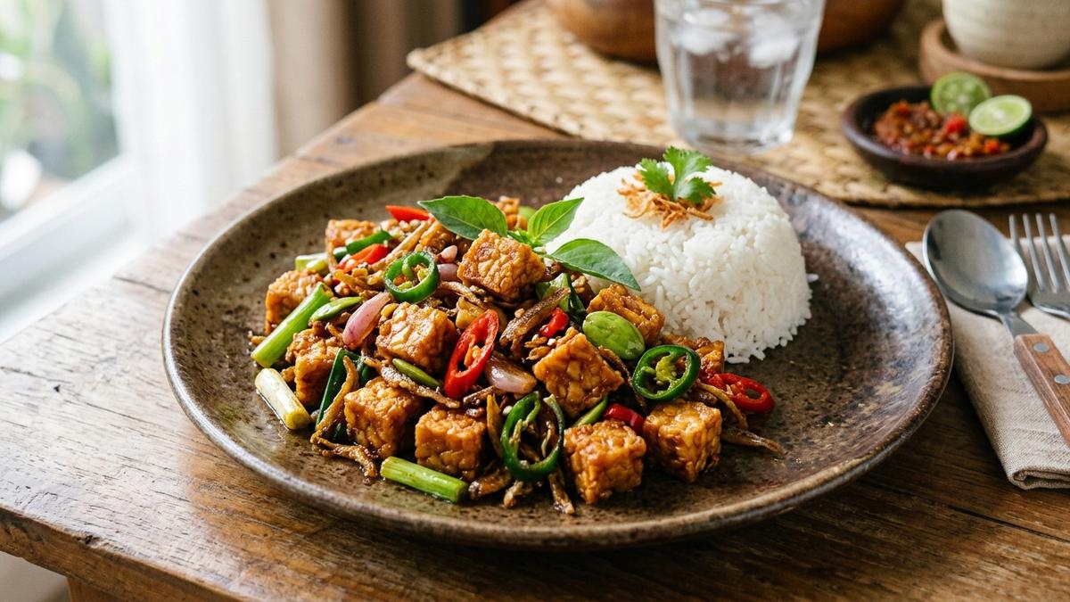 Resep Tempe Oseng Teri Medan, Gurih Pedas dan Bikin Nasi Hangat Makin Nikmat