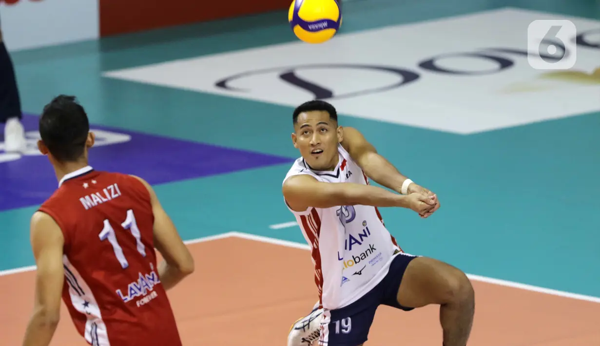 Dengan hasil ini, Indonesia menempati peringkat kedua klasemen sementara SEA V League 2023. (Liputan6.com/Helmi Fithriansyah)