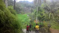 Nampak deretan pemukiman Kampung Naga yang berada di pelosok desa Neglasari, Tasikmalaya (Liputan6.com/Jayadi Supriadin)