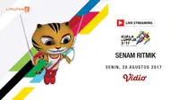 Banner Livestreaming Senam Ritmik sea games 2017