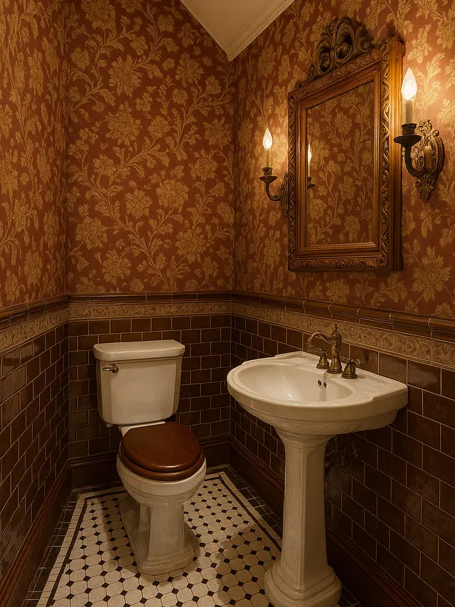 Inspirasi Kamar Mandi Dekat Tangga (Image by ChatGPT)