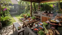 8 Desain Dapur Luar Rumah yang Nyaman untuk Masak Harian, Anti Pengap dan Sesak