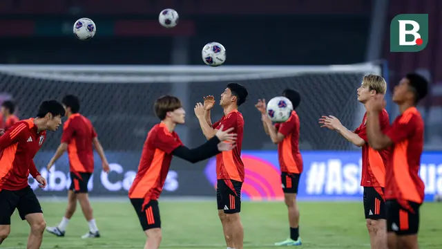 Foto: Vibes-nya Serasa Pertandingan di Piala Dunia, Begini Suasana Latihan Resmi Timnas Jepang