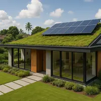 Rumah Ramah Lingkungan dengan Panel Surya yang Inovatif