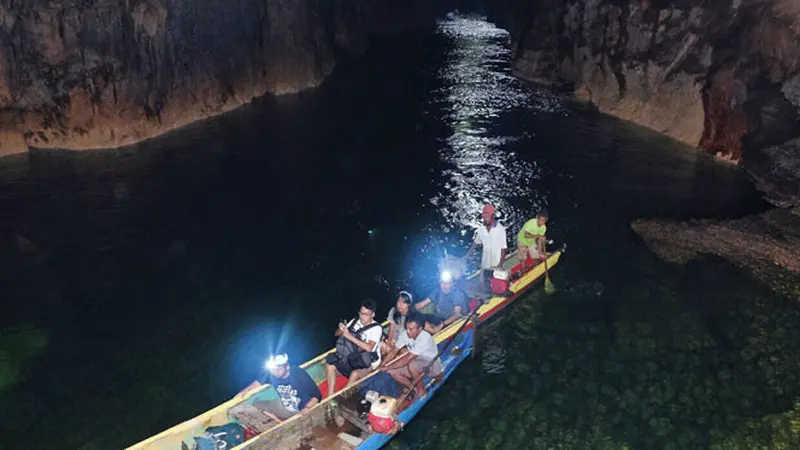 Gua Alam Boki Moruru di Halmahera, Indah Tapi Menantang 