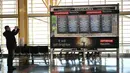 Penutupan sementara Bandara Nasional Ronald Reagan ini disampaikan langsung oleh badan penerbangan federal AS atau FAA. (ANDREW CABALLERO-REYNOLDS/AFP)