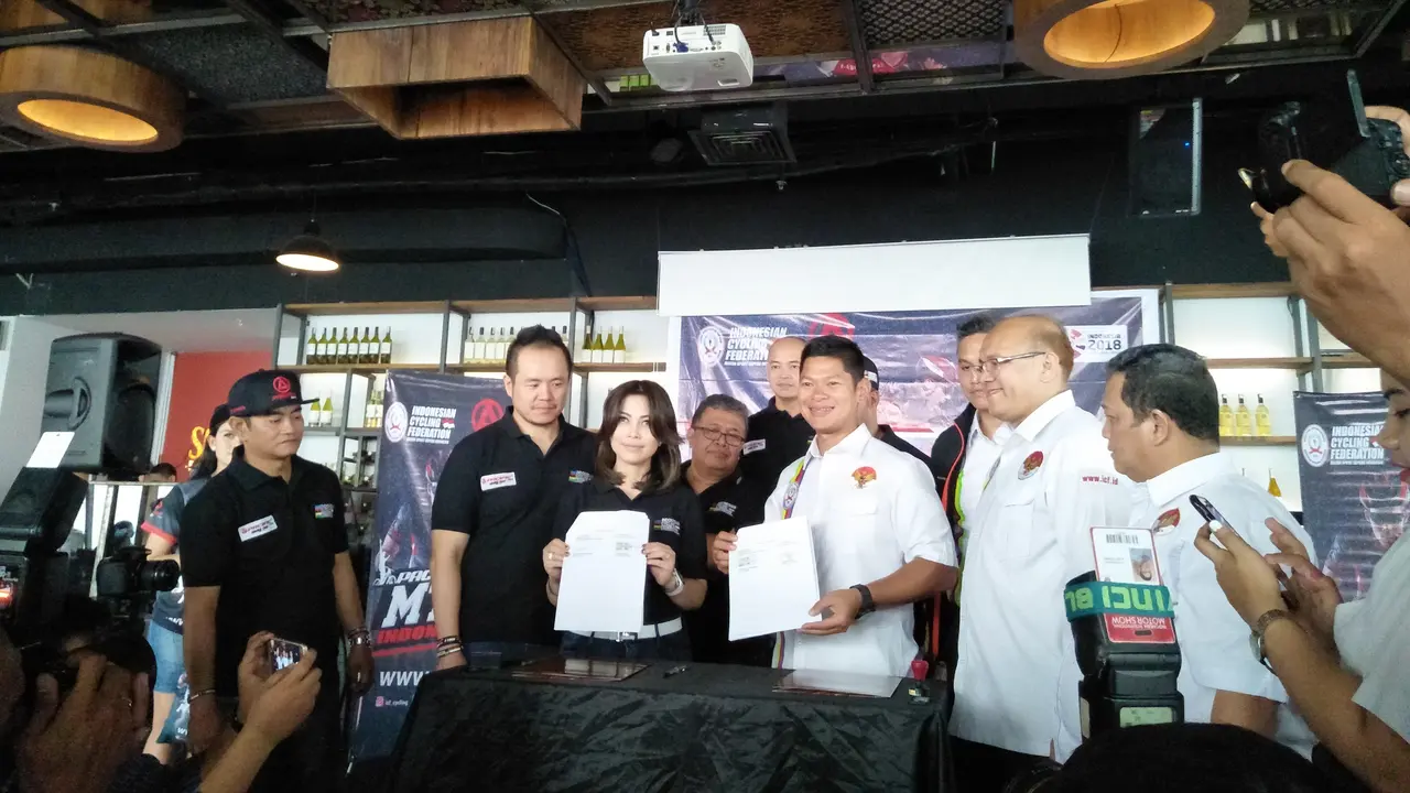 Kerja sama Sepeda Gunung Asian Games 2018