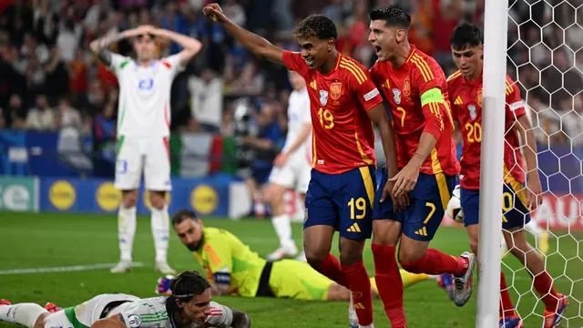 Timnas Spanyol Vs Timnas Italia