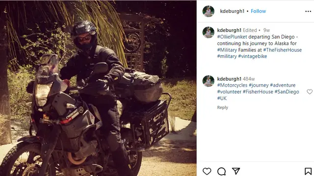 Mayor Ollie Plunket, bodyguard atau pengawal ganteng kerajaan Inggris yang mendampingi Ratu Camilla. (Instagram/kdeburgh1)