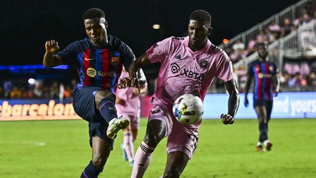 Foto: Belum Diperkuat Lewandowski, Barcelona Pesta Gol ke Gawang Inter Miami di Laga Pembuka Tur Pramusim 2022 / 2023 di Amerika Serikat