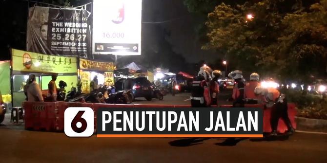 VIDEO: Mencegah Penyebaran Covid-19 Sejumlah Jalan di Kota Bandung Ditutup