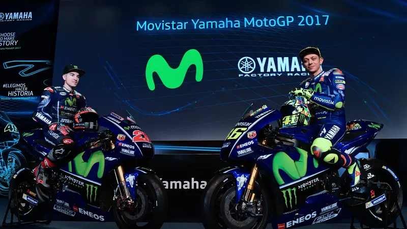 Maverick Vinales dan Valentino Rossi