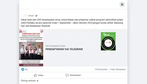 Hoaks Pemutihan Data Pinjol Beredar di Media Sosial, Simak Faktanya