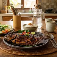 Resep Ikan Bakar yang Bumbunya Meresap dan Tidak Mudah Hancur. (AI Generated)