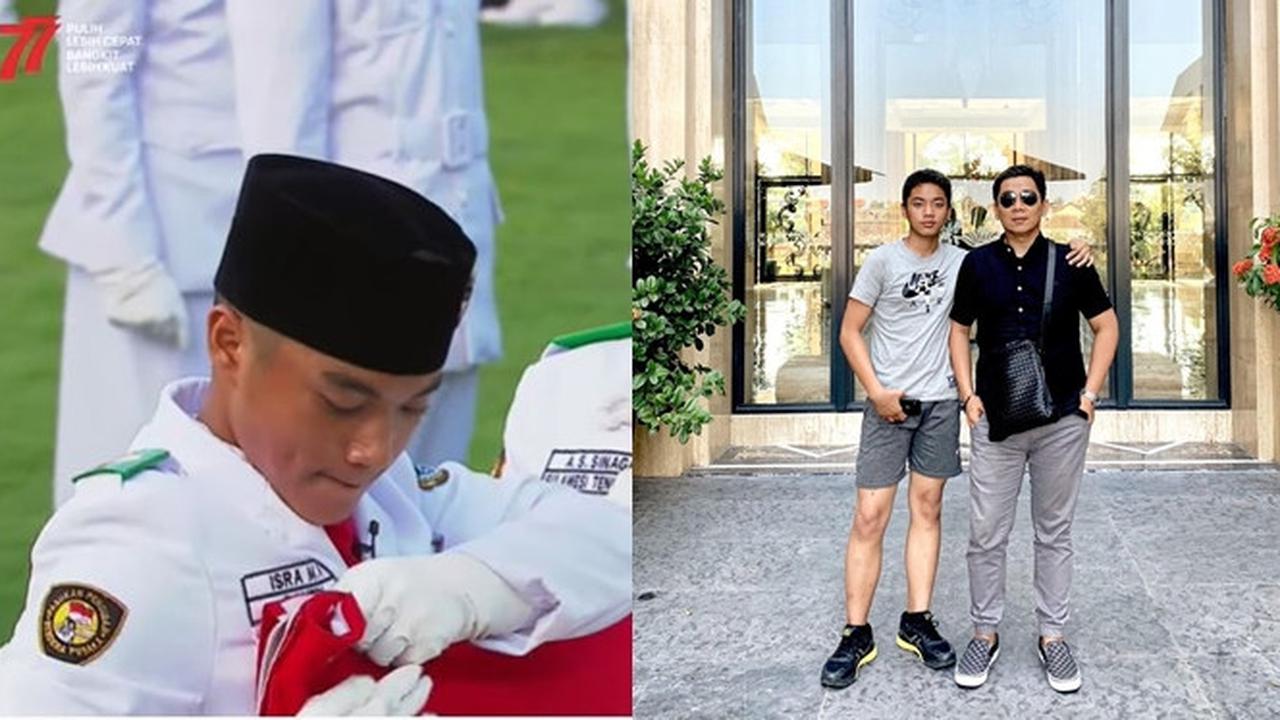 6 Potret Isra Mashel, Anak Sandy Arifin yang Jadi Anggota Paskibraka Nasional 2022