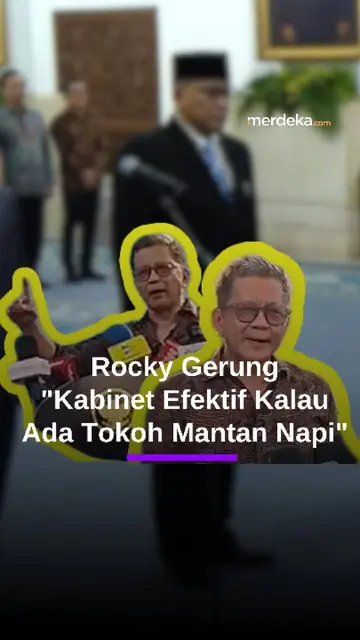 Rocky Gerung Kawal Jumhur Dilantik Prabowo Jadi Menteri: Kabinet Efektif Ada Tokoh Eks Napi