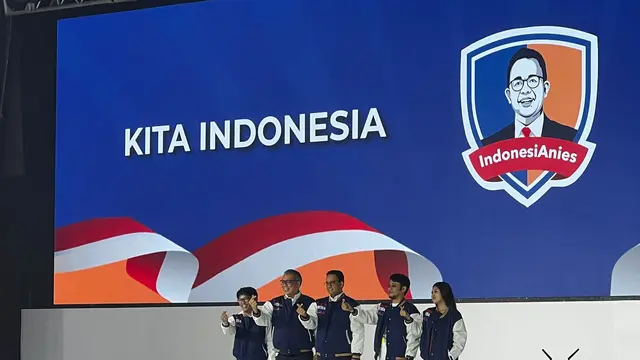 akal Calon presiden Partai NasDem Anies Baswedan menyampaikan pidato politik pada acara Deklarasi Relawan IndonesiAnies: