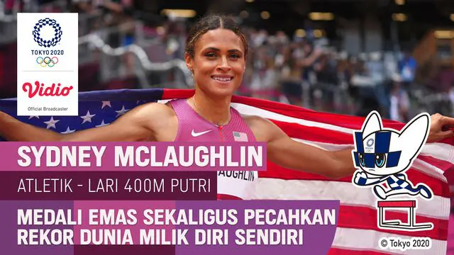 Berita video highlights final lari gawang 400 meter putri, di mana Sydney McLaughlin kembali mencetak rekor dunia, Rabu (4/8/2021) pagi hari WIB.