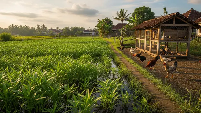 Bayam, Tanaman yang Cocok Ditanam Dekat Kandang Ayam Kampung/Gemini AI