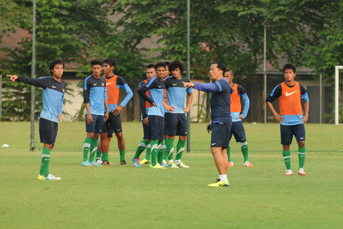 Latihan Timnas Indonesia U-23