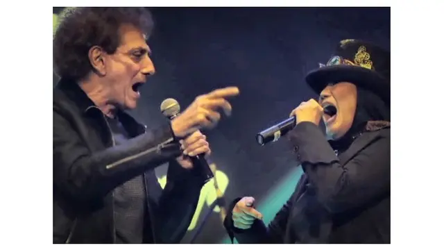 6 Potret Penyanyi Rock Nicky Astria di Konser Bertajuk Semusim, Ajak Nostalgia
