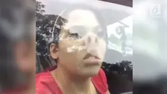 Antara kurang kerjaan atau stress, seorang wanita lakukan hal konyol dengan hidungnya.