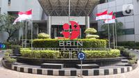 Suasana Gedung Badan Riset dan Inovasi Nasional (BRIN) di Jakarta, Selasa (19/7/2022). Rencana renovasi ruang kerja Dewan Pengarah BRIN dibatalkan. (Liputan6.com/Angga Yuniar)