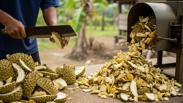 Cara Olah Kulit Durian Jadi Pakan Ternak