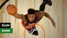 Berita video mengenai wawancara dengan pemegang juara kontes Slam Dunk NBA All-Stars 2018.