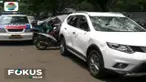 Polisi belum bisa memintai keterangan pengemudi dan penumpang mobil secara lengkap karena keduanya masih shock.