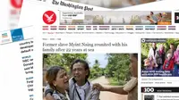 Myint Naing akhirnya bisa pulang setelah hidup 22 tahun sebagai budak 