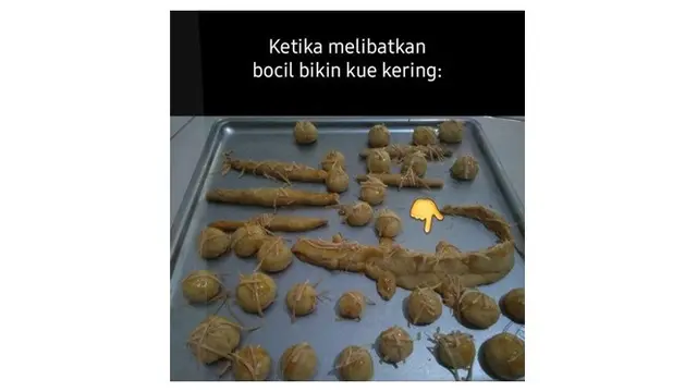 8 Potret Gagal Buat Kue Lebaran Ini Bikin Miris