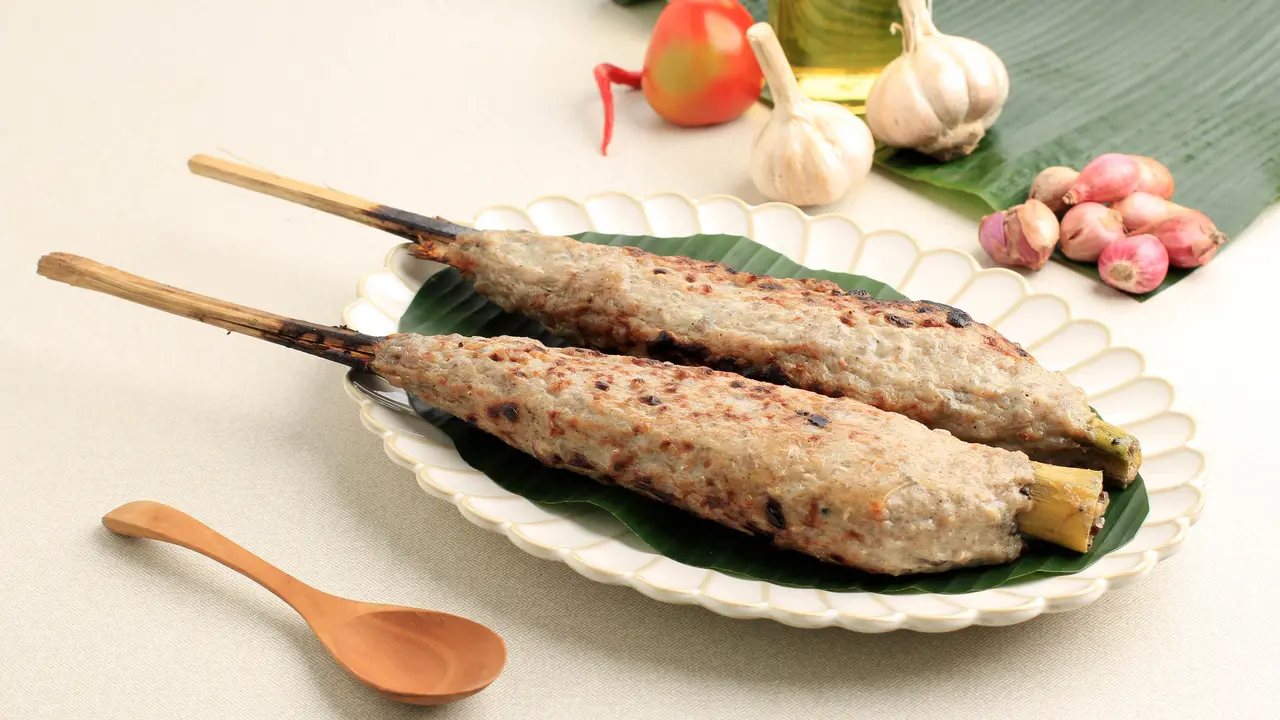 sate lilit ikan bandeng