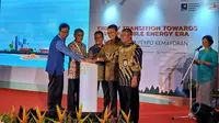 Bertempat di Jakarta International Expo (JIExpo), pameran EBTKE ConEX dibuka langsung oleh Menteri Energi dan Sumber Daya Mineral (ESDM) Arifin Tasrif.