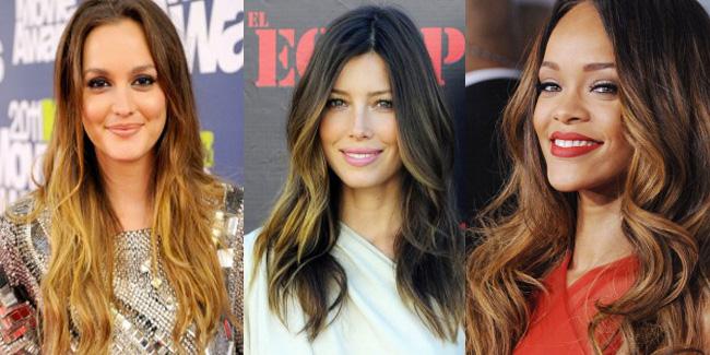 kiri-kanan: Alexa Chung, Jessica Biel, Rihanna. Source stylelist