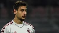 Kiper AC Milan, Gianluigi Donnarumma. (AFP PHOTO/Olivier Morin)