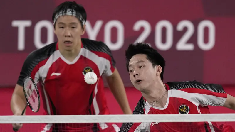 FOTO: Kevin / Marcus Kalah dari Wakil Taiwan di Olimpiade Tokyo 2020