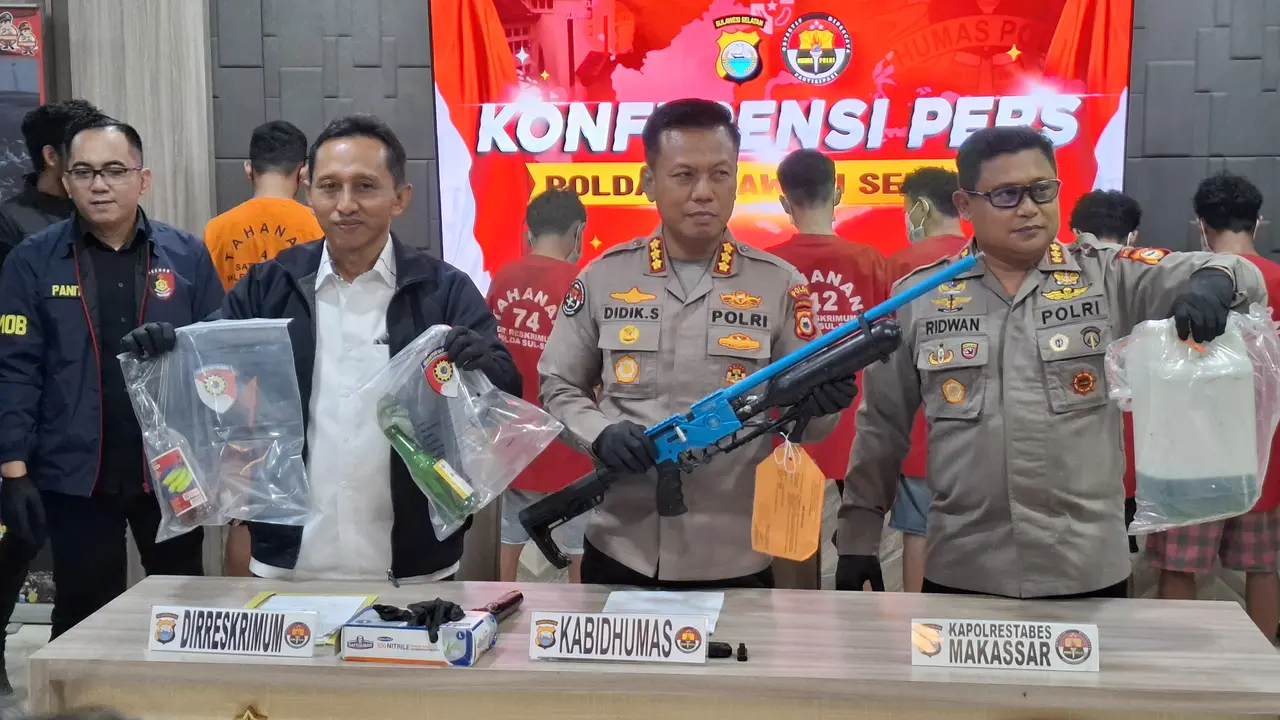 Senapan modifikasi sebabkan panglima perang Sabiria tewas. (Liputan6.com/Fauzan)