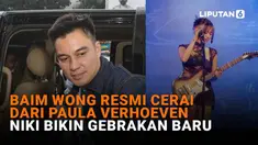 Mulai dari Baim Wong resmi cerai dari Paula Verhoeven hingga Niki bikin gebrakan baru di News Flash Showbiz Liputan6.com.