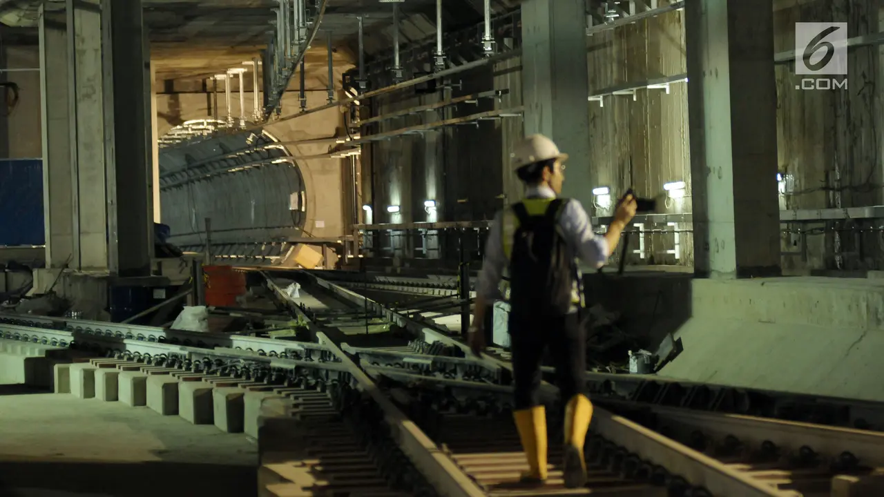 Melihat Perkembangan Proyek MRT Stasiun Bundaran Hotel Indonesia