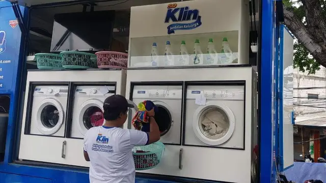 Mesin cuci yang disediakan oleh Yayasan Wings Peduli Kasih. (dok. Yayasan Wings Peduli Kasih/Adhita Diansyavira)