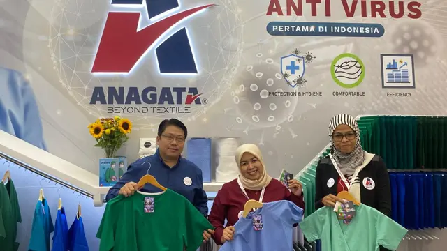 peluncuran produk tekstil medis Anagata Beyond Textile di Indonesia International Hospital Expo 2025, yang diselenggarakan pada Kamis, 25 September 2025.