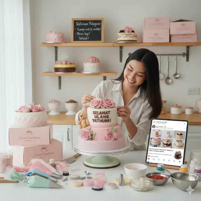 Ide Usaha Rumahan Modal Kecil (Foto: Gemini AI)