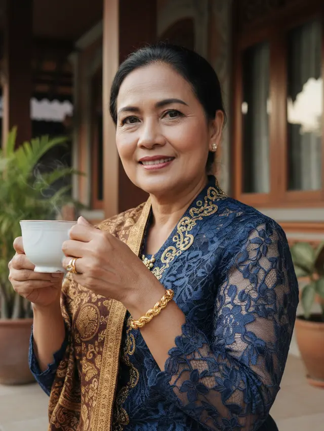 Model Gelang Emas Rantai Klasik untuk Usia 50 Tahun ke Atas (Foto: Gemini AI)